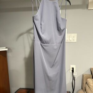 Elegant Slate Sleeveless Dress